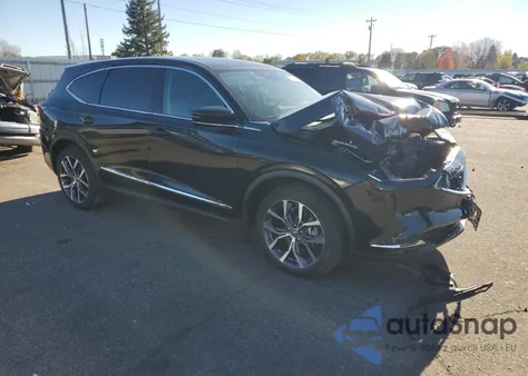 2022 Acura Mdx Technology z USA, uszkodzony, nr VIN 5J8YE1H44NL037111